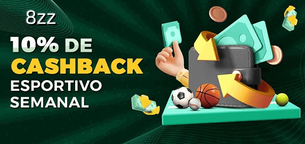 10% de bônus de cashback na 8zz.com