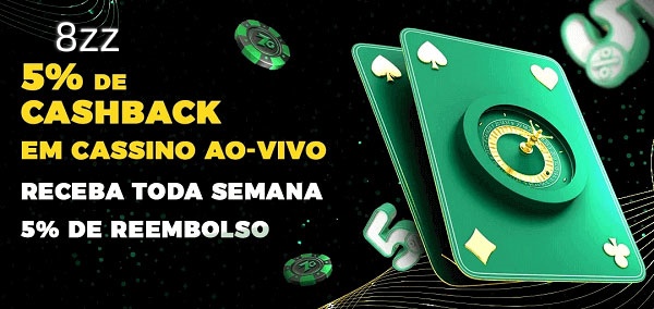 Promoções do cassino ao Vivo 8zz.com